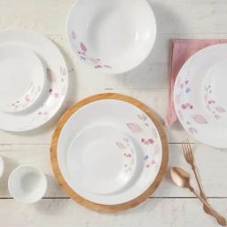 Corelle Multicolor Glass Pink Breeze1 17cm Small Plate Pack Of 6-image-70