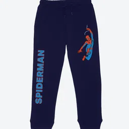YK Marvel Boys Typography Printed Mid Rise Joggers-picture-17