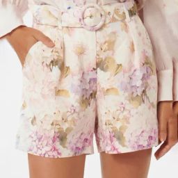 Forever New Multicolor Floral Print Shorts-78