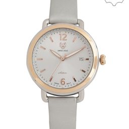 Swiss Eagle Women Silver-Toned Dial Watch SE-9087LS-TTRG-03-image-20