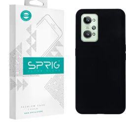 Sprig Liquid Silicone Back Cover for REALME GT 2 (Black)-image-74
