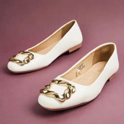 Code by Lifestyle Women's White Flat Ballets-image-91