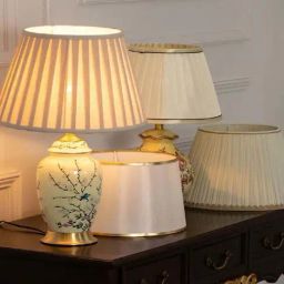 Whispering Homes White Melita Decorative Table Lamp-11