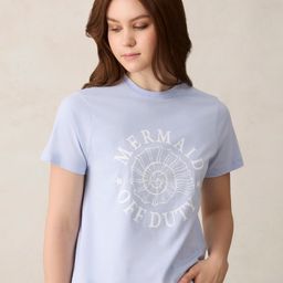 Outzidr Women Typography Printed Extended Sleeves T-shirt-picture-1