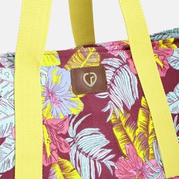 Caprese Floral Printed Oversized Structured Shoulder Bag image 4