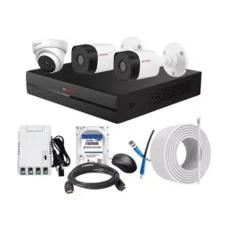 CP PLUS CCTV Combo Kit 2.4 MP Indoor & Outdoor with 4 Channel DVR, 2 Bullet 1 Dome Camera, 4 Channel SMPS, 70 m Cable, 2TB HDD & Connectors-image-71
