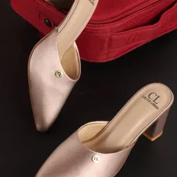 Carlton London Women's Rose Gold Mule Shoes-picture-23