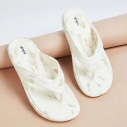 Ginger by Lifestyle Women's Off White Flip Flops-picture-17