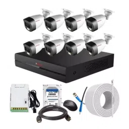 CP PLUS CCTV Combo Kit 2.4 MP Full Colour HD Audio Indoor & Outdoor with 8 Channel DVR, 8 Bullet Camera, 8 Channel SMPS, 70 m Copper Cable, 1 TB HDD & Connectors-image-86