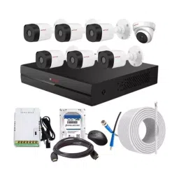 CP PLUS CCTV Combo Kit 2.4 MP Indoor & Outdoor with 8 Channel DVR, 6 Bullet 1 Dome Camera, 8 Channel SMPS, 70 m Cable, 2TB HDD & Connectors-image-80