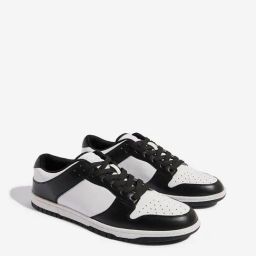 SOLEPLAY by Westside Black Colour-Blocked Lace-Up Sneakers-image-58