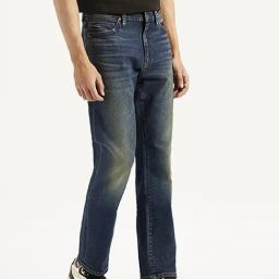 Levi's 513 Dark Blue Cotton Slim Fit Jeans-image-7