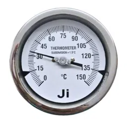 Japsin Instrumentation Bimetal Dial Thermometer Temperature Gauge 0 to 150°C Range 100 mm (4 inch) Dial Size, JIPL-BMT-100MM-8 image 4