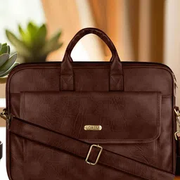 LOREM Men Textured Laptop Bag-87