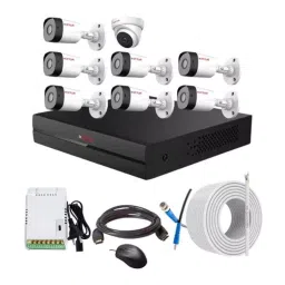 CP PLUS CCTV Combo Kit 2.4 MP Full HD Audio Indoor & Outdoor with 8 Channel DVR 7 Bullet, 1 Dome Camera, 8 Channel SMPS, 70 m Copper Cable & Connectors-image-19