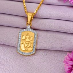 P.N.Gadgil Jewellers 22 Karat (916) BSI Gold Religious Pendant-image-65