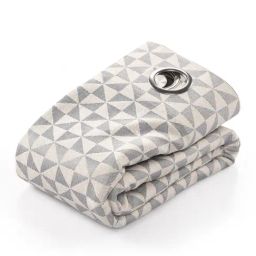Saral Home Grey Cotton Geometric Curtain-6