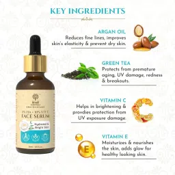 Khadi Essentials 2% HA + 10% Vitamin C Face Serum with Tea Tree Extracts - 30 ml image 4