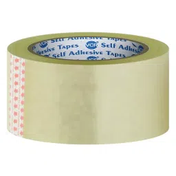 VCR 200 m x 48 mm Biaxially Oriented Polypropylene Self Adhesive Transparent Cello Tape, 6 Rolls Per Pack-47