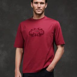 Rare Rabbit Red Comfort Fit Floral T-Shirt-image-21