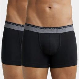 Jockey US60 Men's Super Combed Cotton Solid Trunk with Ultrasoft Waistband (Pack of 2)-image-38