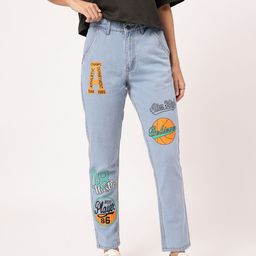 DressBerry Women Street Smart Printed Barrel Fit  Jeans-image-37