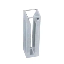Labsoul Micro Quartz Cuvette with Frosted White Wall & Lid for Spectrometer Path Length 10 mm & Capacity 1 ml, LSQ-254-30