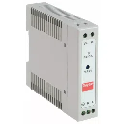 DAYTON 15 W 0.63 Din Rail Single Phase DC Power Supply 33NT18-23