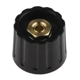 RS PRO 21.3 mm Black Potentiometer Knob for 6.4 mm Shaft Slotted, 4638463-image-61