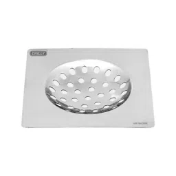 Chilly 127x127 mm Drainer/Jali Stainless Steel Matt Finish Silver, SS-GFC-127-image-50