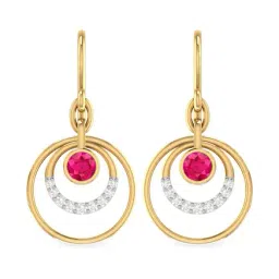 PC Jeweller Garrity 22 kt Gold Earrings-image-46
