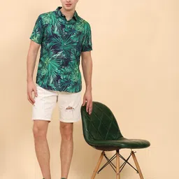 Moda Rapido Men Standard Floral Printed Casual Shirt-image-78