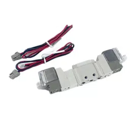 TECHNO Double Solenoid Valve 5/2 Way SMC Type 220 VAC M-5 Size, SY-3220M5-41