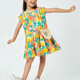 Ed-a-Mamma Girls Cap Sleeves Cotton Drop-Waist Dress-picture-6