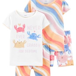 Carter's 4-Piece Crab 100% Snug Fit Cotton PJs - White Multicolour-image-52
