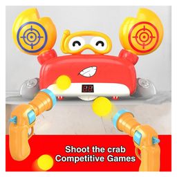 Sanjary Soft Bullet Shooting Electric Crab - Cute, Interactive Sensory scoring count display for kids color design may vary-image-33
