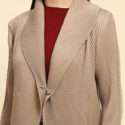 Global Republic Self Design Open Front Shrug image 4