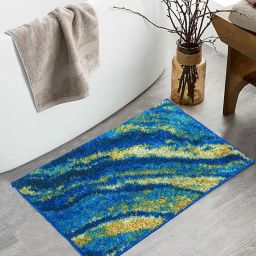 Bianca Spa Multi Micro-Polly Abstract Bathmat image 1