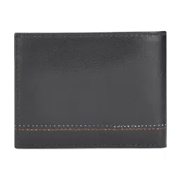 Richard Parker by Pantaloons Black Solid Small Bi-Fold Wallet for Men image 2