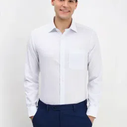 Allen Solly Blue Regular Fit Checks Shirt-picture-19