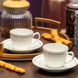 Sonaki White & Gold Bone China Tea Set-image-66