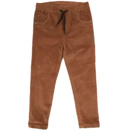 Angel & Rocket Kids Brown Solid Trousers-image-71