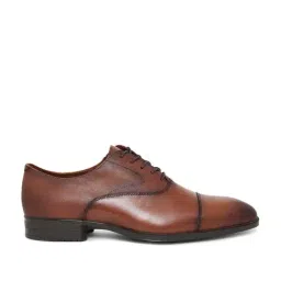 Aldo Men's Tan Derby Shoes-image-9