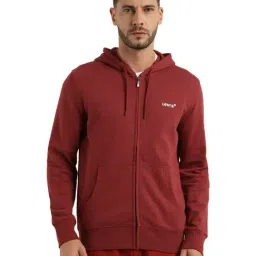 Levi'S Rosewood Red Cotton Regular Fit Hooded SweatShirt-picture-39