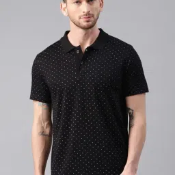 Kryptic Black Polo T-Shirt-image-47