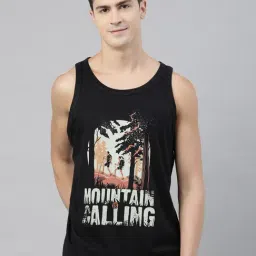 Bushirt Black Printed Cotton Vest-picture-22