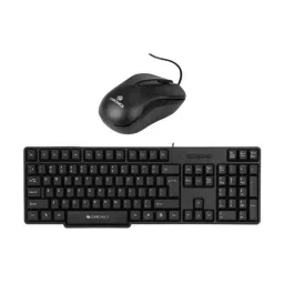 Zebronics Zeb-K20 Keyboard & ZEB-WING Wired Optical Mouse Combo Set (Black) image 2