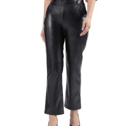 Elle Black Mid Rise Trousers-image-89