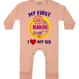 Arvesa My First Rakhi Printed Bodysuit-picture-15