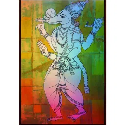 999Store Multicolor Canvas Varaha Avatar Art Canvas Painting image 2